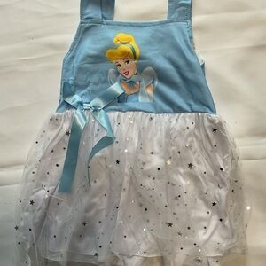 6/ $30 sale) NWOT silk boutique dress with glitter tulle bottom